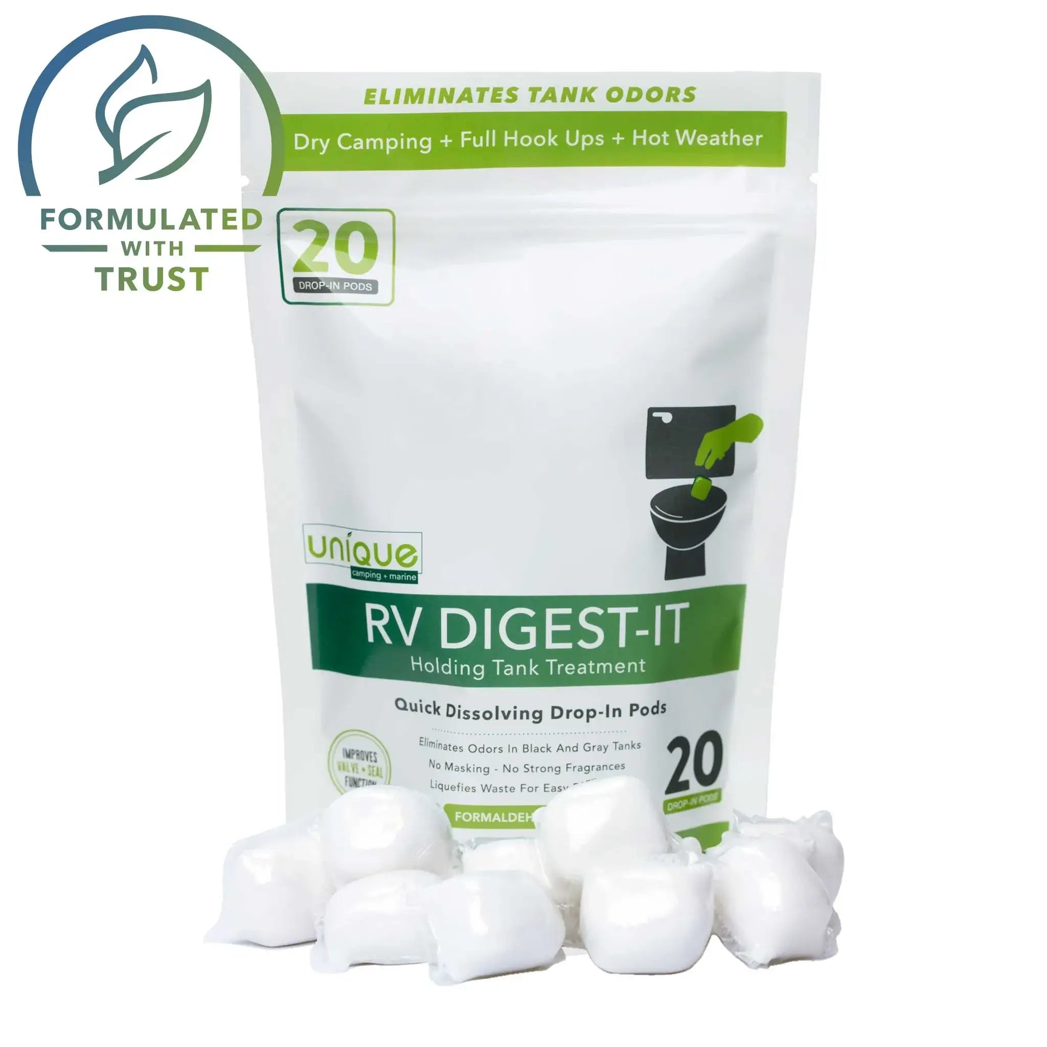 RV Digest It: Holding Tank Treatment Drop-in Pods