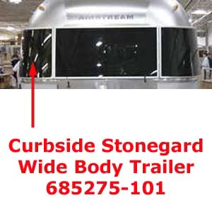 Airstream Curbside Solar Guard, Wide Body Trailers