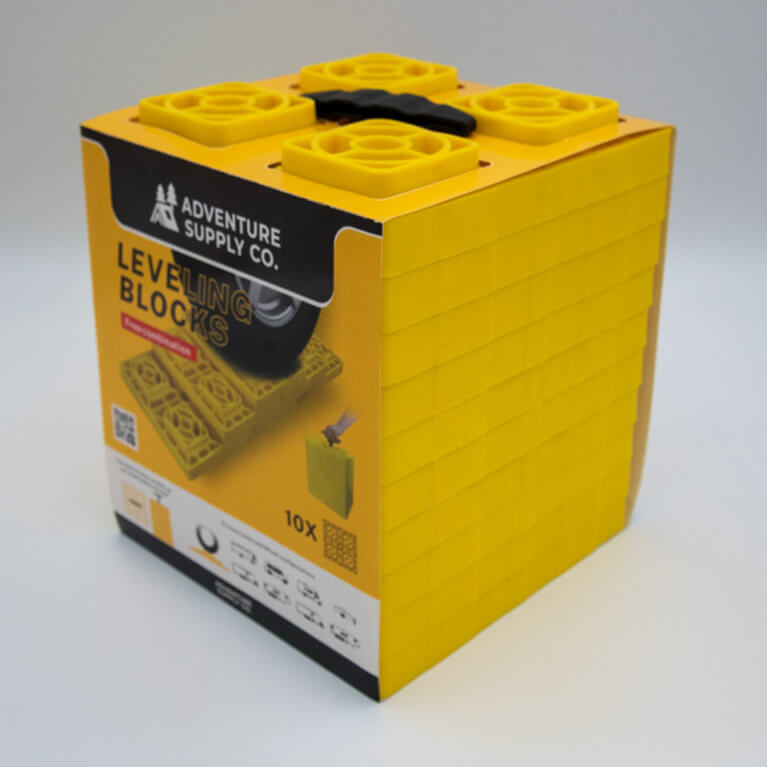 Adventure Supply Co. Leveling Blocks with Storage Bag (Set of 10)