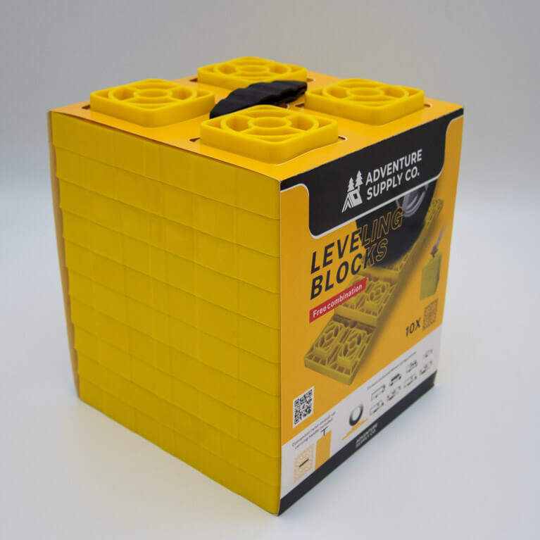 Adventure Supply Co. Leveling Blocks with Storage Bag (Set of 10)