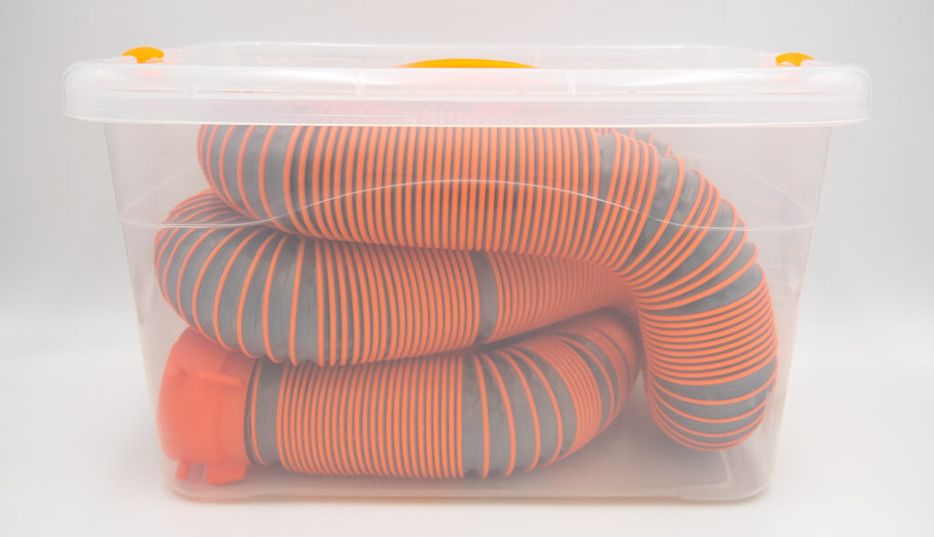 RV Sewer Hose with Storage Tote (15 FT) from Adventure Supply Co.