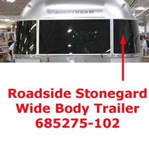Airstream Roadside Solar Guard, Wide Body Trailers