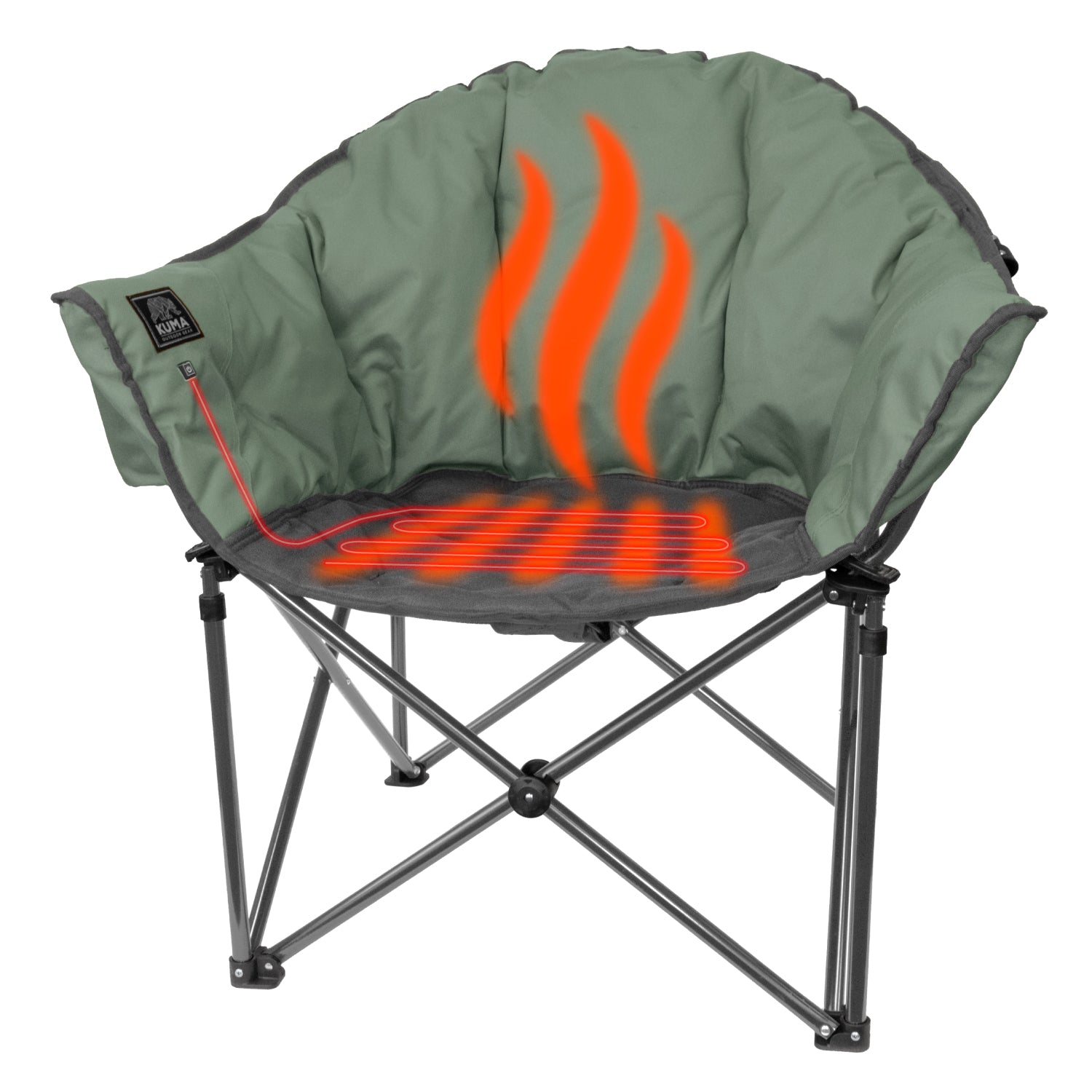 Kuma Lazy Bear Heated Camp Chair