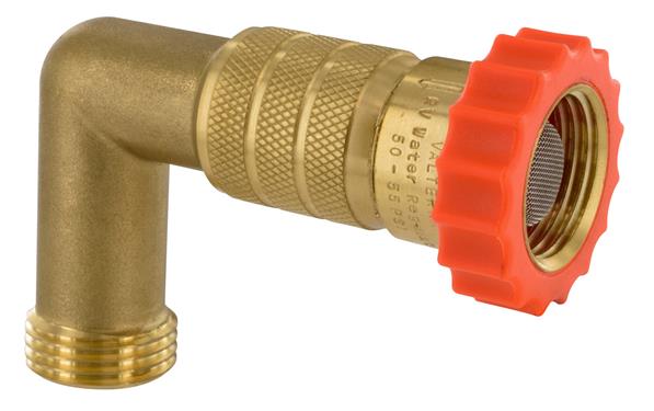 WATER PRESSURE REGULATOR W/ 90 HOSE SAVER