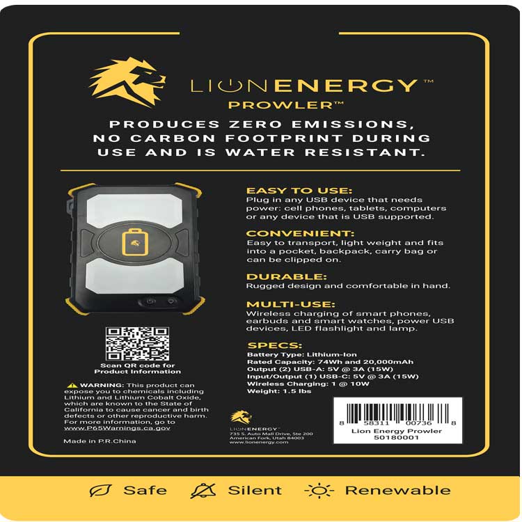 Lion Prowler Portable Power Unit