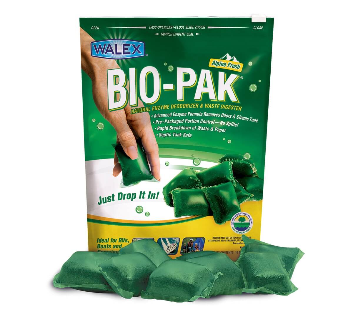 Bio-Pak Alpine Fresh Drop in cleaner