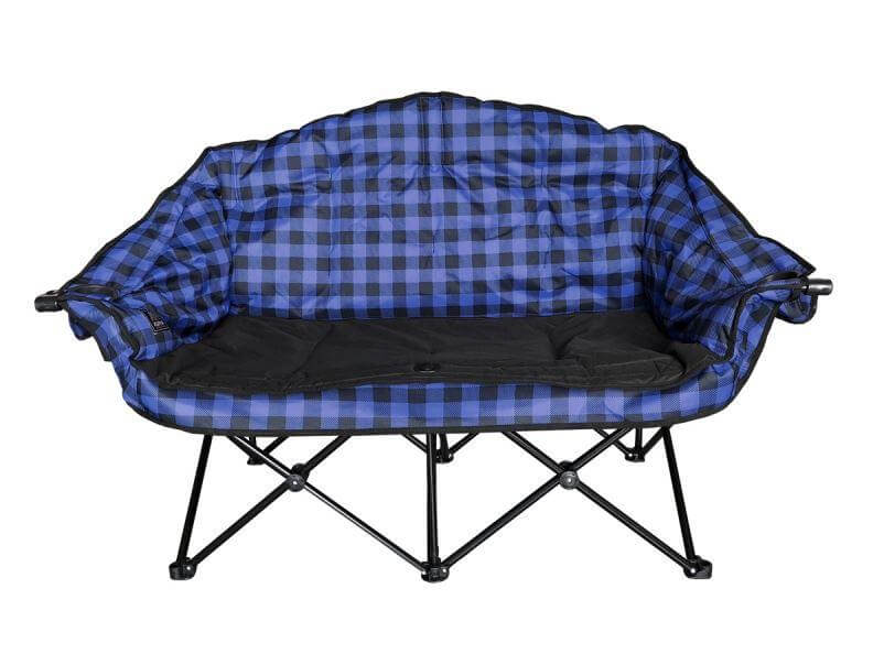 Kuma Bear Buddy/Double Chair BluePlaid