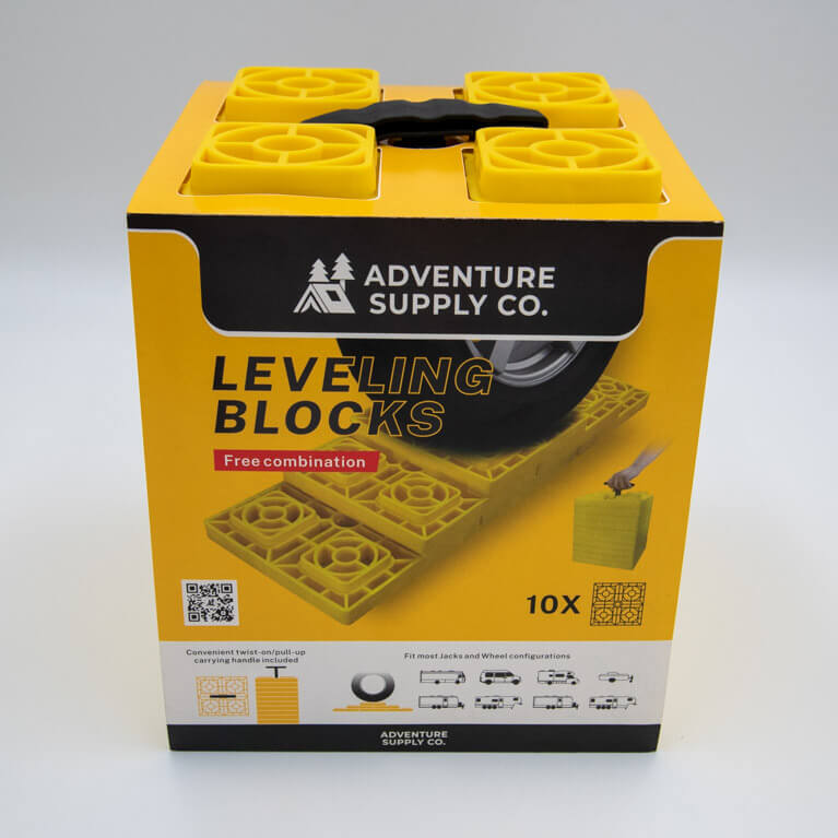 Adventure Supply Co. Leveling Blocks with Storage Bag (Set of 10) 