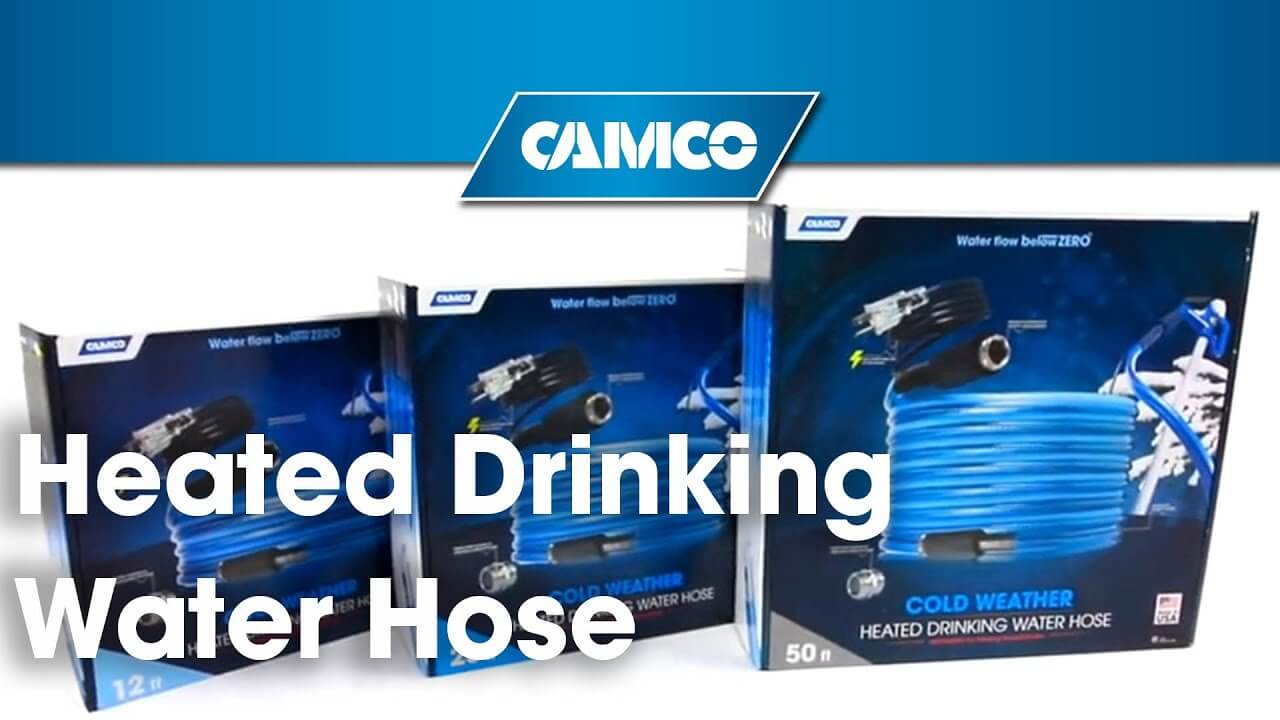 Camco Heated Drinking Water Hose 50' - 5 / 8"