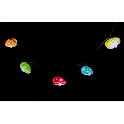 Life is Better at the Campsite LED Party Lights, Retro Travel Trailer