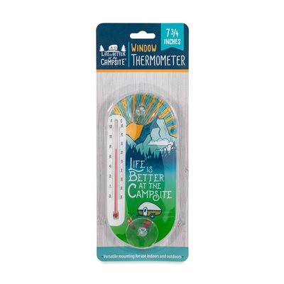 Life is Better at the Campsite Window Thermometer, RV Campsite Design