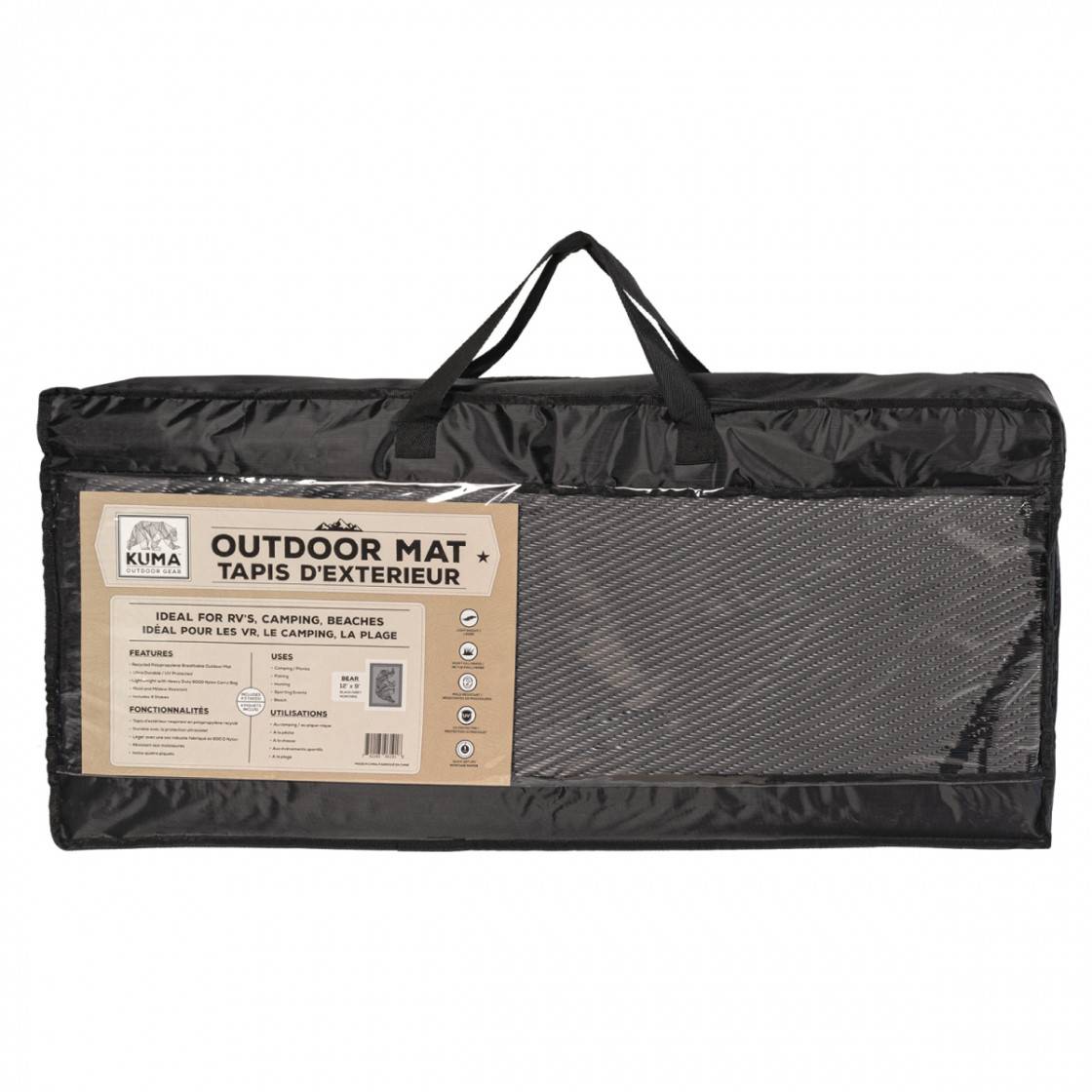 Kuma Bear Outdoor Mat (12’ x 9’)